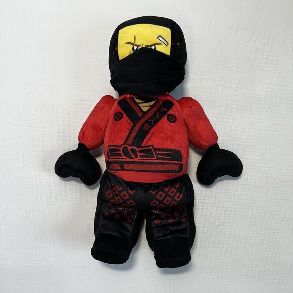 Lego Warrior Ninjago Plush Doll Cloth Kai Red Warrior 19” Preowned Toy - Picture 1 of 7